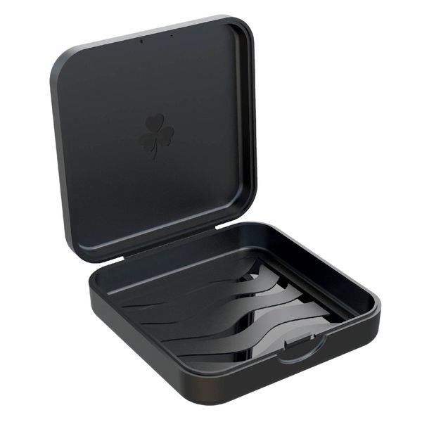 Retainer Case, ARGOMAX Aligner Case, Braces Box, 1 Piece Orthodontic Box (Black).