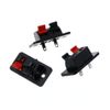 Buwei 10 Pcs 2 Positions Push in Jack Spring Load Audio Speaker Terminals Connector