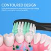 10 Pack Replacement Heads Compatible with Fairywill Toothbrush Heads Electric Handles FW-507/508/551/D1/D3/D7/D8/FW908/FW910/917/949/958/959/FW610/FW659/FW719