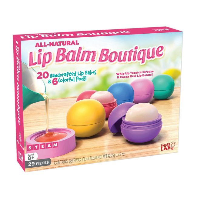 SmartLab Toys All-Natural Lip Balm Boutique Multicolor, 11" H x 8 1/2" W x 2" D