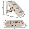 4 Non-slip Steps Dog Ladder Support Frame for High Bed Foldable Pet Stairs