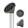 Diffuser attachment compatible with Dyson Airwrap Multi-Styler, Fast Drying, Volumizing, match HS01 HS05 i.d. Gray