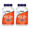 Now Foods DHA-500, 180 Softgels - 2 Pack