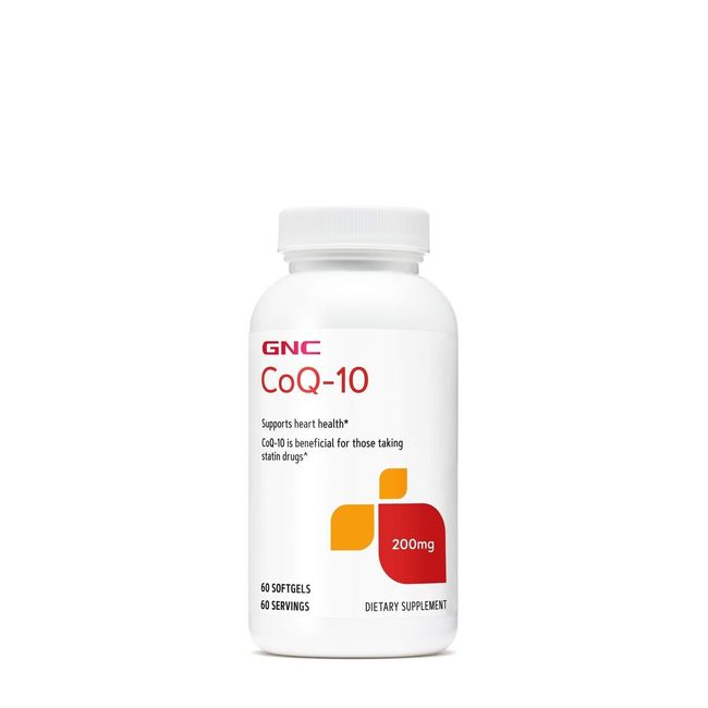 GNC - CoQ-10 200mg - 60 Softgels -Exp 8/24