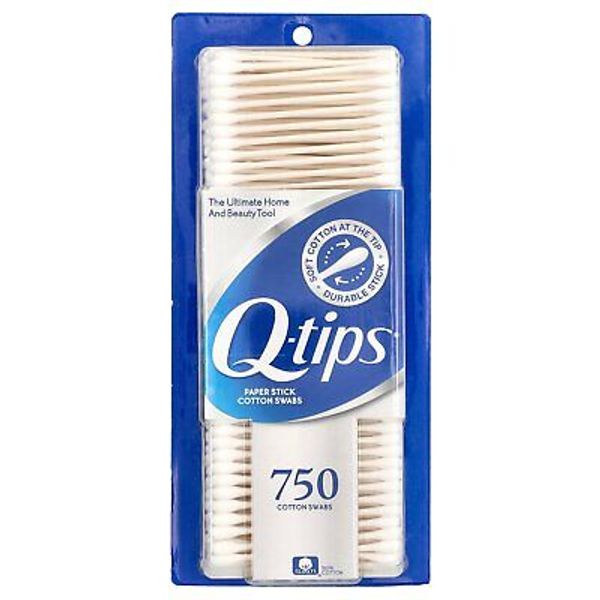 Paper Stick Cotton Swabs, 750 Swabs