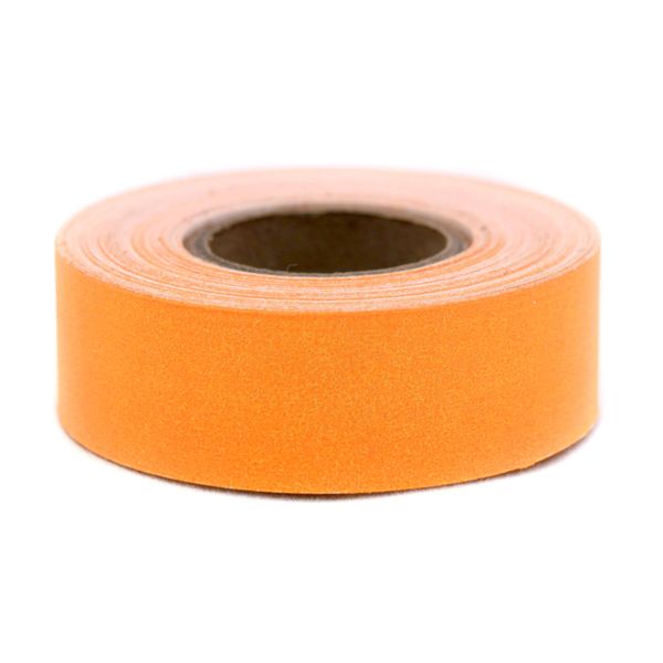 ChromaLabel 0.75 Inch Clean Remove Color Code Tape, 500 Inch Roll, Orange
