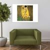 Spiffing Prints Klimt The Kiss - Small - Semi Gloss - Framed