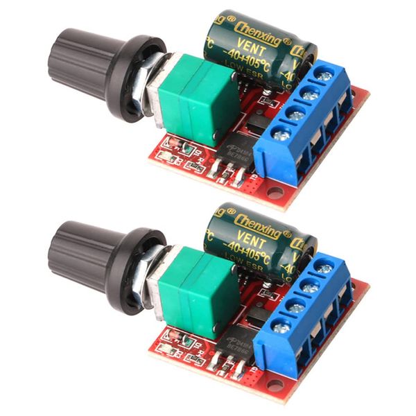 KILIGEN 2pcs 5A 5V-35V Mini DC Motor PWM Speed Controller Speed Control Switch Adjustable Switch LED Dimmer