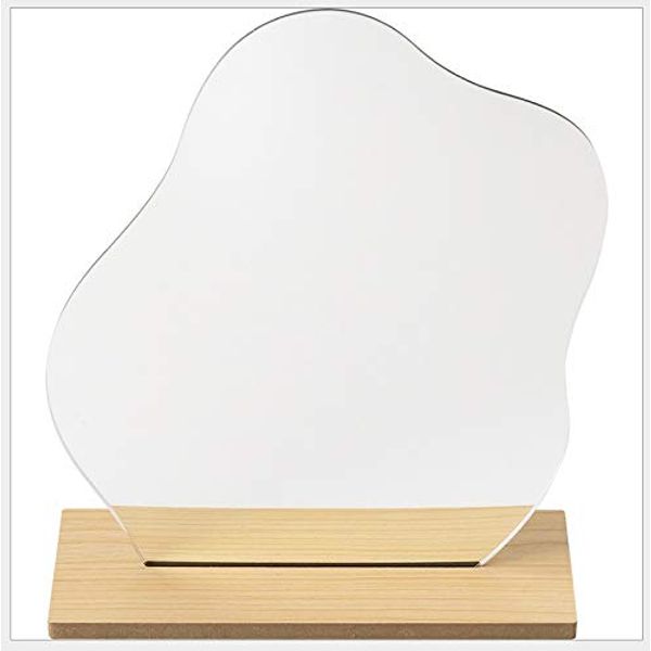 e-smile Wave Mirror, Tabletop Mirror, Stylish, Interior Mirror, Acrylic Mirror