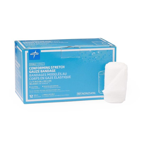 Sterile Sof-Form Conforming Bandages, 2" x 75", Case