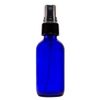 2oz Cobalt Atomizer Bottles (4 Pack) Fine Sprayer Atomizer Glass Essential Oil Bottle