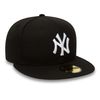 New Era New York Yankees MLB Basic Black Base Black White 59Fifty Cap - 7-56cm (M)