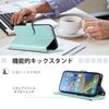 laddutoi Redmi Note 13 Pro 5G Pocketbook-Type Smartphone Case, Card Storage, Stand Function, Shockproof, Dustproof, Simple, Mint Green