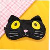 Silk Eye Mask, Light Blocking, Sleeping, Cute, Cat Eye Mask, Eye Strain Blindfold, Women and Kids, Soft Eye Cover with Adjustable Strap, Set of 2