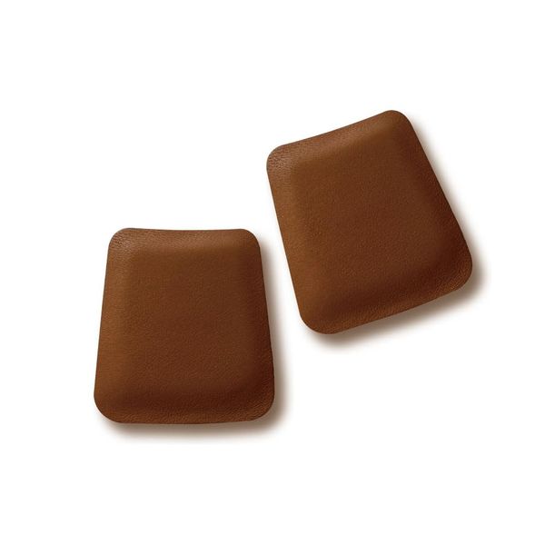 Leather tongue pad for adjusting instep size (2: dark brown, 2: 3mm)