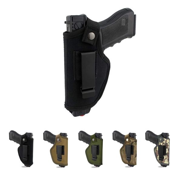 Concealed Carry Holster Metal Clip IWB OWB Holster Waistband Airsoft Pistol Handguns Holster for Right Left Hand Draw