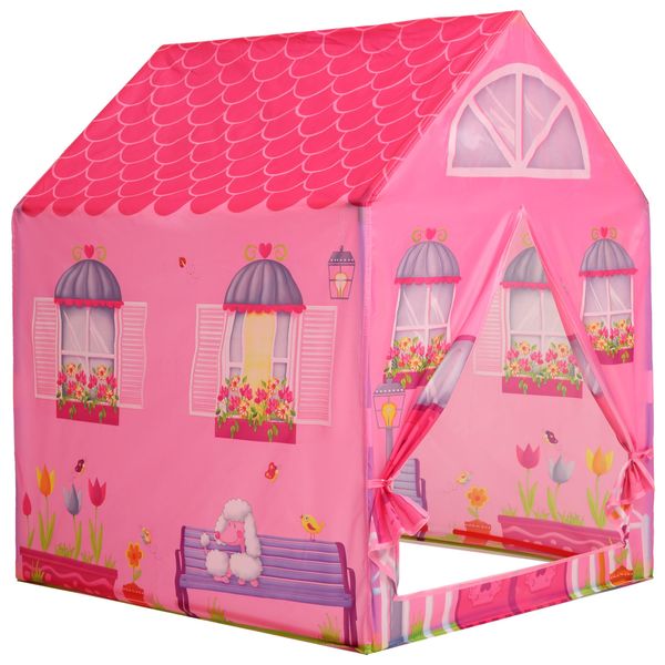 PLAY 10 Tent Playhouse, Kids Tent Indoor Kids Play Tent, Tents for Kids Outdoor Toys for Toddlers 3-5 Girl House