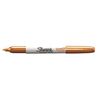 Sharpie Fine Metallic Permanent Marker - Bronze (Box of 12)