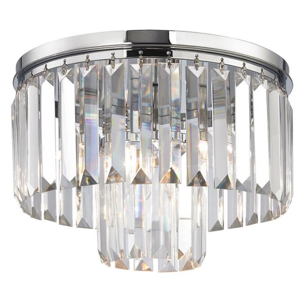 Elk Home 15213/1-LED Palacial 12'' Wide 1-Light Flush Mount in Polished Chrome