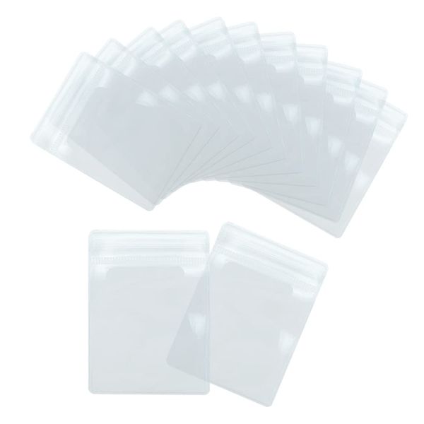 XINGSUI 100 Pcs small ziplock bags,Self Seal Waterproof Premium PVC Ziplock Bags,for Jewelry,Beads,Anti-Oxidation Anti-Tarnish(6 * 8cm/2.36 * 3.15 inch)