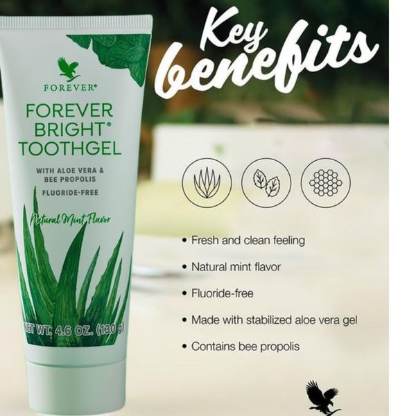 Forever Bright toothgel Aloe Vera Zahngel 130 gm Toothgeel