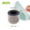 sourcing map 10Pcs Replacement Fiber Mesh Tips For Stylus Pens 9mm Suitable For Capacitive Touch Screen,High Sensitivity,Soft,No Scratch Screen Pen Tip