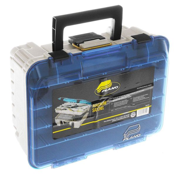 Plano 1349-00 Two Level Magnum 3449 Tackle Box, Sandstone/Blue, One Size