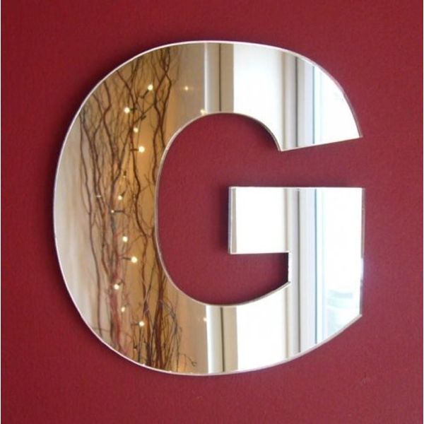 Upper Case Letter G Mirror 10cm