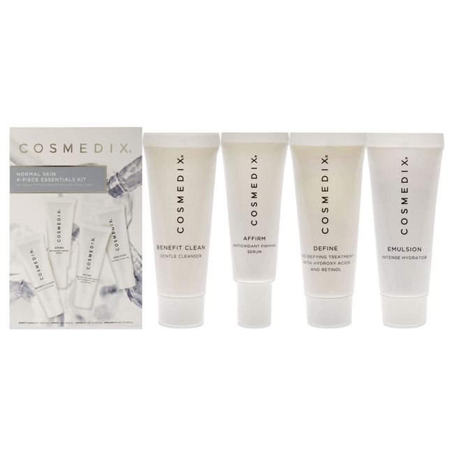 Normal Skin Essentials Kit by CosMedix for Unisex - 4 Pc Kit