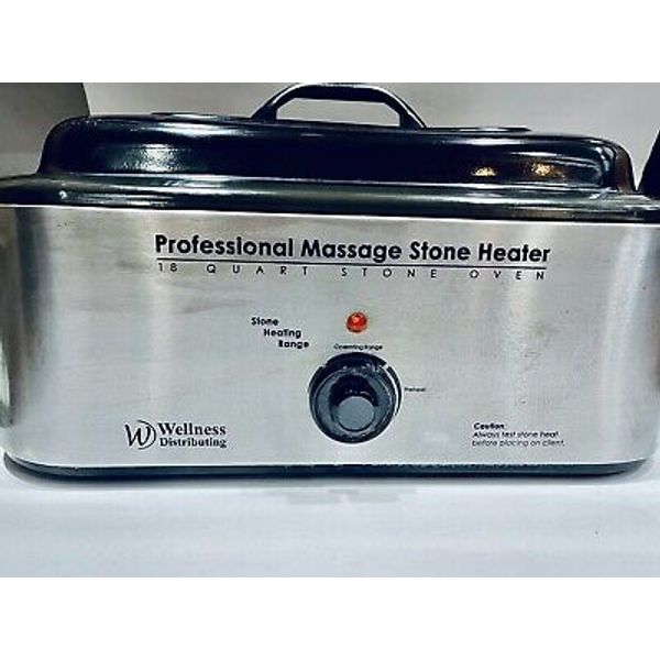 Massage Stone Heater Spa Professional 18 Qt. Wellness Distributing .preowned