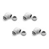 Barrow G1/4" to 14mm Multi-Link Fitting, 90 Degree Rotary, White, 4-pack