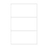Hycodest 30 Pcs Multi Purpose Plain Stickers to Write On, Easy Peel Off Waterproof Printable Labels (5x10cm)