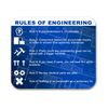 Rules of Engineering Funny Mouse Pad
