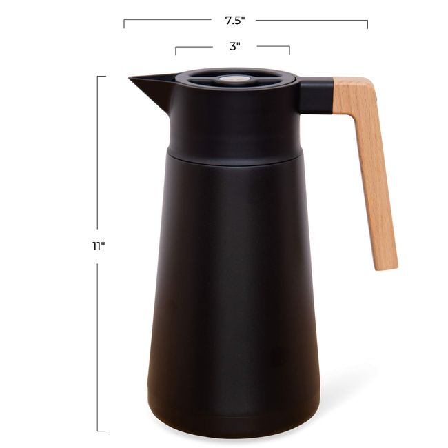 Thermal Coffee Carafe with Push Button (68oz)