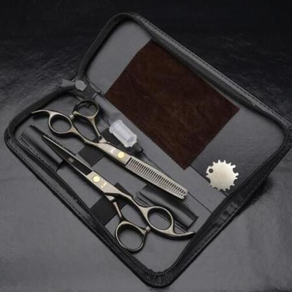 Kashow Hairdressing Scissors Set Thinning Haircut Scissors_MC