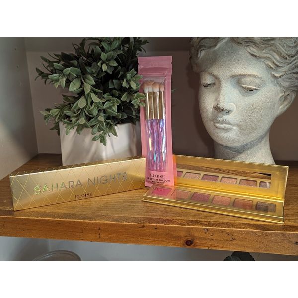 Eloise Bundle of Sold Out Sahara Nights Eyeshadow Palette + Eyeshadow Brushes