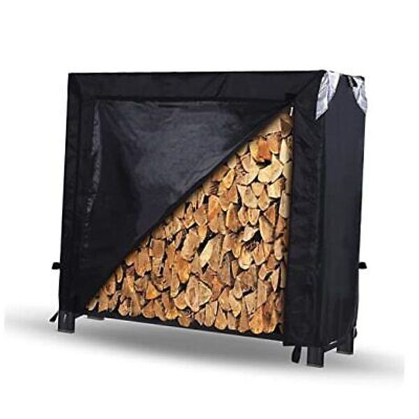 Firewood Rack Cover 4ft Waterproof Outdoor Heavy Duty for Firewood Log 4FT