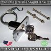New Universal Garage Door Opener Emergency Disconnect Release Key Lock Cable