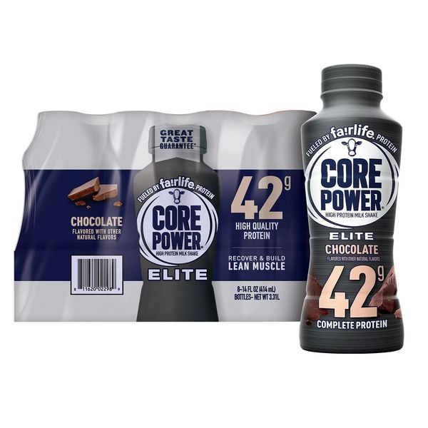 FAIRLIFE NUTRITION PLAN Core Power Elite 42g. Protein Shake, Chocolate - Liquid (14 fl. oz, 8 pk.)