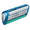 Schick Schick Protector Three Blade Holder (with 2 Replacement Blades) Razor, Razor, Beard, Shaver, Men's, Micro Safety Wire, Replacement Blade (1 already installed on the main unit)