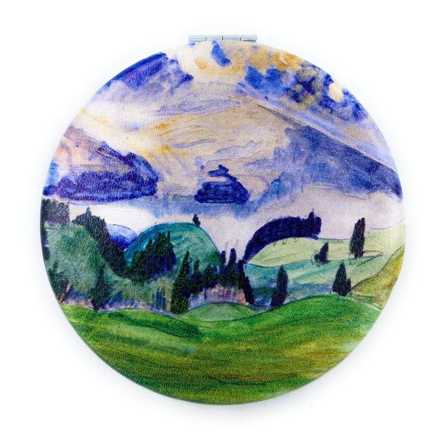 Compact Mirror Cute Cosmetic Mirror Travel Mirror Eric Heckel Art Paint Unique Gift For Her