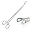 DDP FOERSTER Sponge Forceps 9.5" Curved FENESTRATED Oval Serrated Jaws