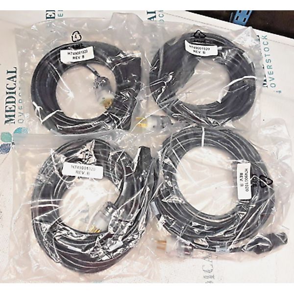 INTERPOWER H749001020 3x16 AWG SJT Medical Grade Power Cable Lot of 4