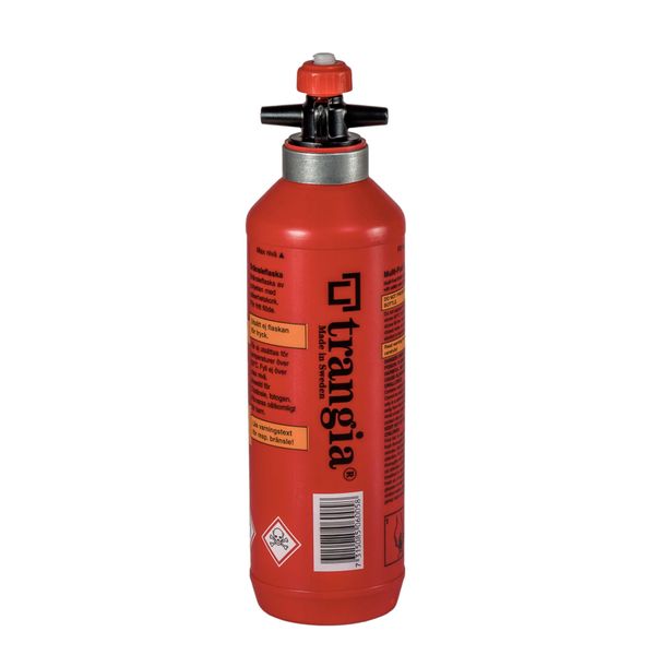 Trangia Fuel Bottle with Safety Valve, 0.5 L,Red
