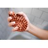 Scrub-dub™ - Premium Antimicrobial Scalp and Body Scrubber | Face Exfoliator and Scalp Scrubber for Dandruff | Loofah and Exfoliating Washcloth Replacement | Made in The USA | Sedona Red