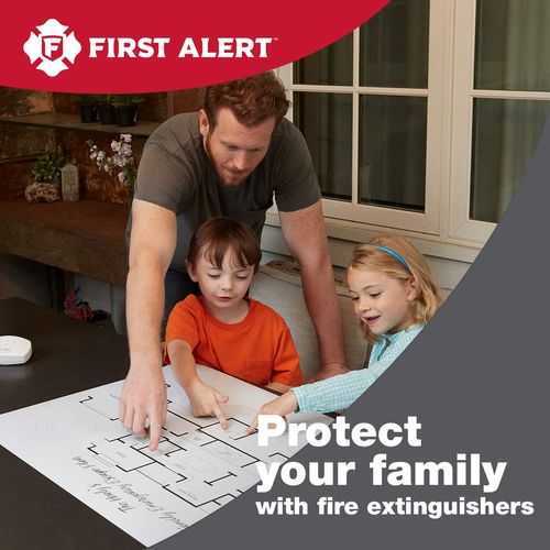 First Alert Fire Extinguisher | Marine Fire Extinguisher, White, FE1A10GR, 1-Pack