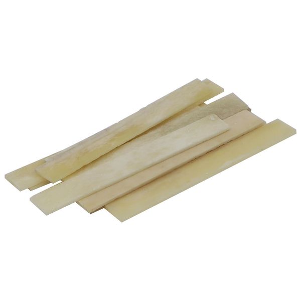 Bone Nut Shims - Non-bleached - 2.22" x .25" x .04" - 10 pack