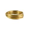 Aluminium Wire Diameter 2 mm - 60 m Ring in Various Colours (Light Gold)
