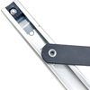 Door Restrictor Arm Stay Mortice Overhead - 90° Opening - Black