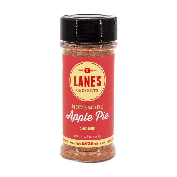 Lane's Desserts Apple Pie Seasoning, All-Natural Homemade Savory Apple Spice Seasoning for Apple Pie, Cookies, Ice Cream, Popcorn & More, No MSG, No Preservatives, Gluten-Free, Made in USA, 4.6 Oz